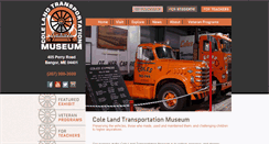 Desktop Screenshot of colemuseum.org